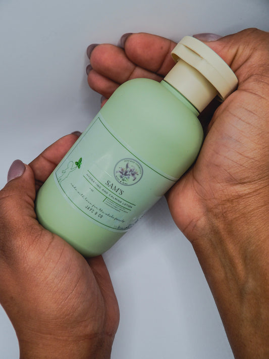 Sam's calming lotion