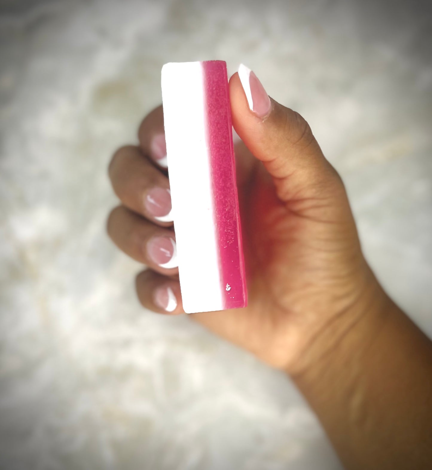 Fresas y crema bar soap