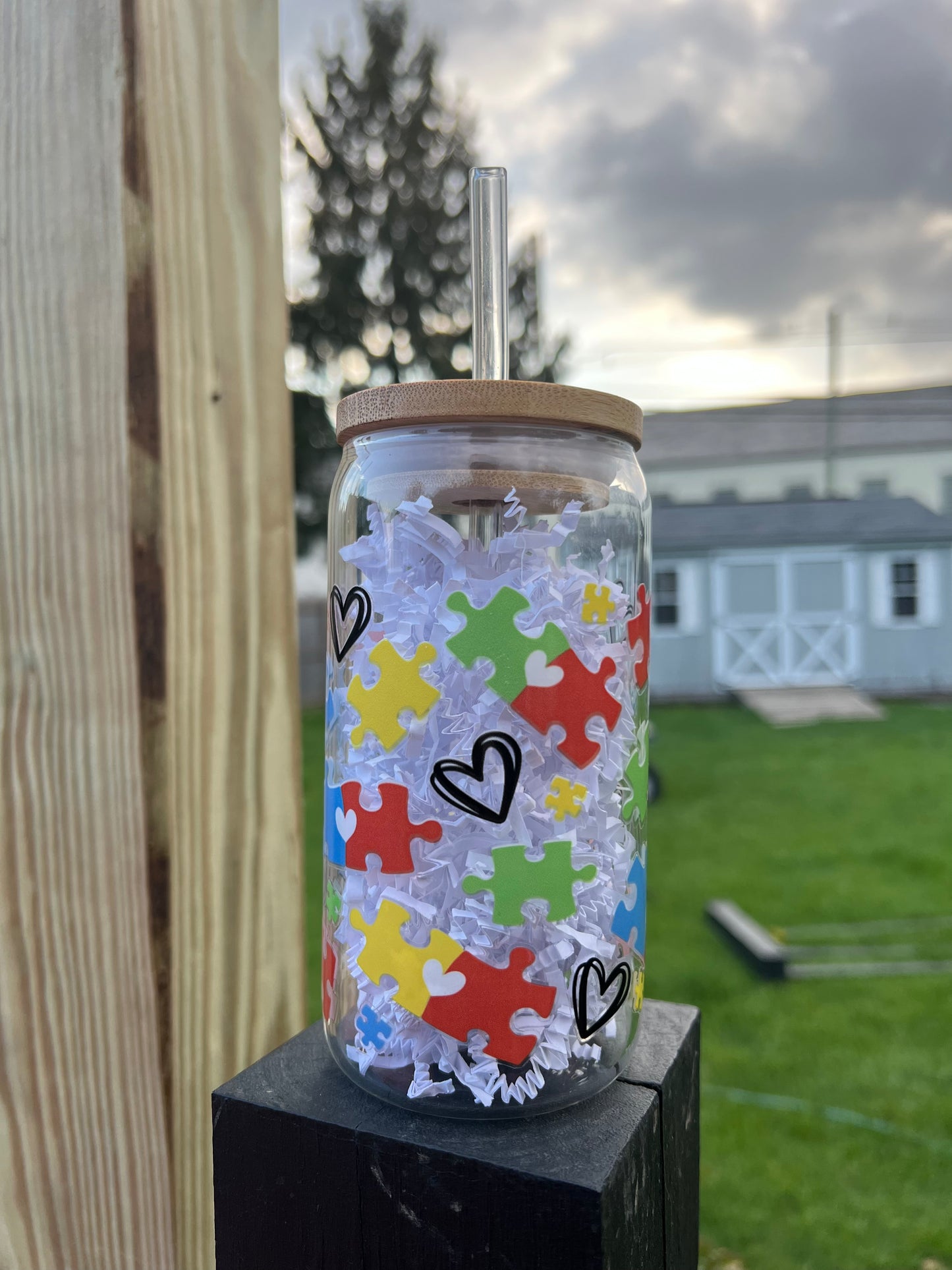 Autism awareness cup